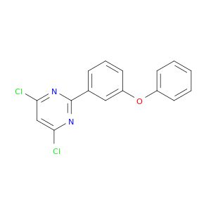 Pyrimidine, 4,6-dichloro-2-(3-phenoxyphenyl)-