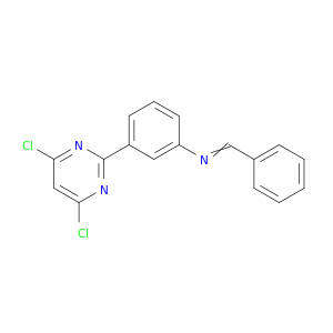 Benzenamine, 3-(4,6-dichloro-2-pyrimidinyl)-N-(phenylmethylene)-