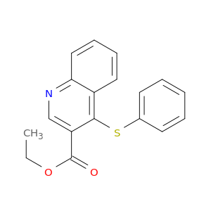 3-Quinolinecarboxylic acid, 4-(phenylthio)-, ethyl ester