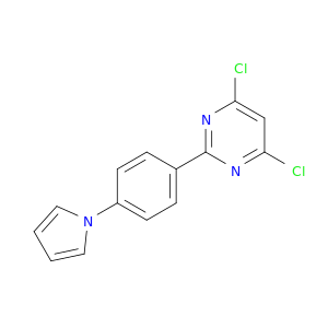 Pyrimidine, 4,6-dichloro-2-[4-(1H-pyrrol-1-yl)phenyl]-