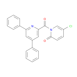 2(1H)-Pyridinone, 5-chloro-1-[(4,6-diphenyl-2-pyridinyl)carbonyl]-