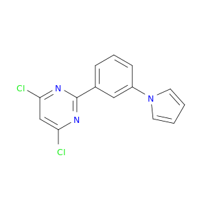 Pyrimidine, 4,6-dichloro-2-[3-(1H-pyrrol-1-yl)phenyl]-
