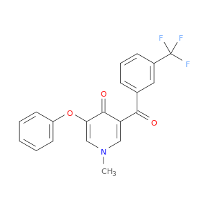 4(1H)-Pyridinone, 1-methyl-3-phenoxy-5-[3-(trifluoromethyl)benzoyl]-