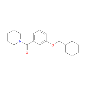 Piperidine, 1-[3-(cyclohexylmethoxy)benzoyl]-