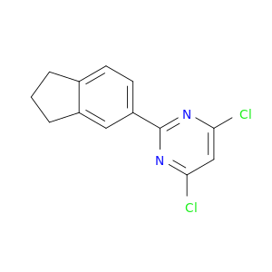 Pyrimidine, 4,6-dichloro-2-(2,3-dihydro-1H-inden-5-yl)-