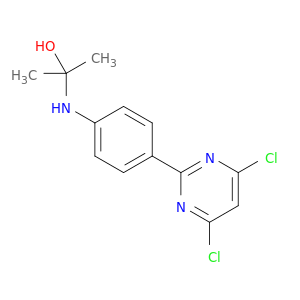 2-Propanol, 2-[[4-(4,6-dichloro-2-pyrimidinyl)phenyl]amino]-