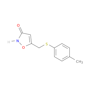 3(2H)-Isoxazolone, 5-[[(4-methylphenyl)thio]methyl]-