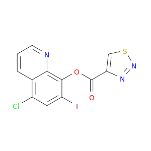 1,2,3-Thiadiazole-4-carboxylic acid, 5-chloro-7-iodo-8-quinolinyl ester