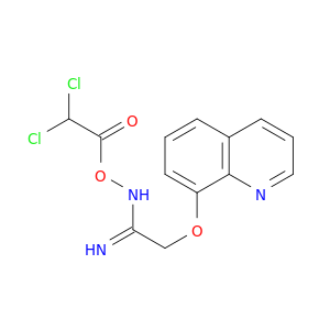 Ethanimidamide, N-[(dichloroacetyl)oxy]-2-(8-quinolinyloxy)-