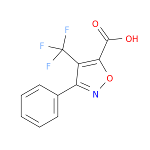 3-phenyl-4-(trifluoromethyl)-1,2-oxazole-5-carboxylic acid