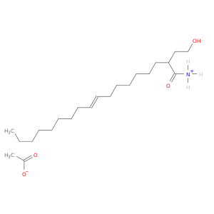 9-十八烷酰胺,N-(2-羟乙基)-,(Z)-,乙酸盐(盐)