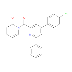 2(1H)-Pyridinone, 1-[[4-(4-chlorophenyl)-6-phenyl-2-pyridinyl]carbonyl]-
