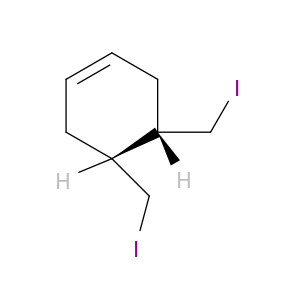 Cyclohexene, 4,5-bis(iodomethyl)-, cis-
