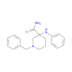 3-Piperidinecarboxamide, 3-(phenylamino)-1-(phenylmethyl)-