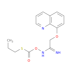 Ethanimidamide, N-[[(propylthio)carbonyl]oxy]-2-(8-quinolinyloxy)-