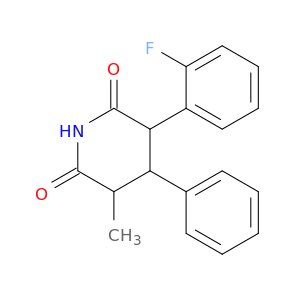 2,6-Piperidinedione, 3-(2-fluorophenyl)-5-methyl-4-phenyl-