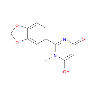 4(1H)-Pyrimidinone, 2-(1,3-benzodioxol-5-yl)-6-hydroxy-