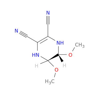 2,3-Pyrazinedicarbonitrile, 1,4,5,6-tetrahydro-5,6-dimethoxy-, cis-