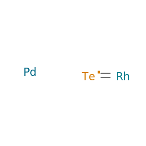 Palladium rhodium telluride