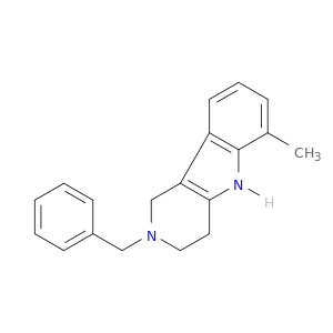 1H-Pyrido[4,3-b]indole, 2,3,4,5-tetrahydro-6-methyl-2-(phenylmethyl)-