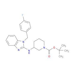 1-Piperidinecarboxylicacid, 3-[[1-[(4-fluorophenyl)methyl]-1H-benzimidazol-2-yl]amino]-,1,1-dimethylethyl ester