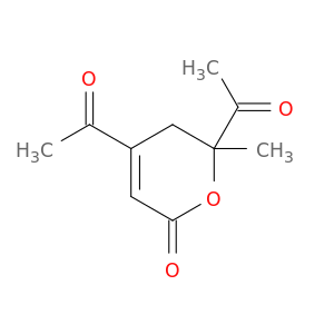 2H-Pyran-2-one, 4,6-diacetyl-5,6-dihydro-6-methyl-