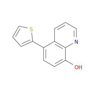 8-Quinolinol, 5-(2-thienyl)-