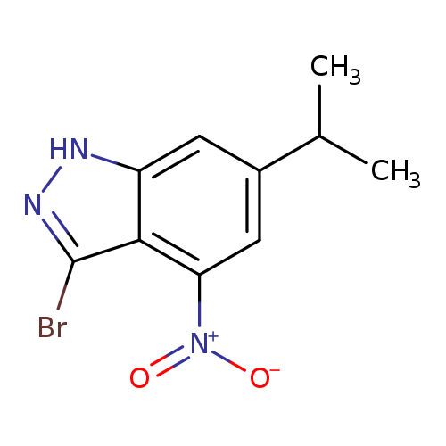 3-Bromo-4-nitro-6-isopropyl (1H)Indazole
