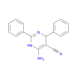 5-Pyrimidinecarbonitrile, 6-amino-1,4-dihydro-2,4-diphenyl-