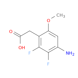 2-(4-amino-2,3-difluoro-6-methoxyphenyl)acetic acid