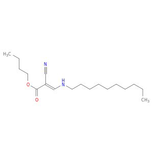 BUTYL (E)-2-CYANO-3-(DECYLAMINO)PROP-2-ENOATE