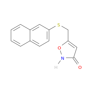 3(2H)-Isoxazolone, 5-[(2-naphthalenylthio)methyl]-
