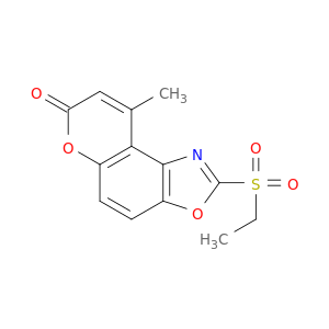 7H-Pyrano[3,2-e]benzoxazol-7-one, 2-(ethylsulfonyl)-9-methyl-