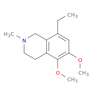 Isoquinoline, 8-ethyl-1,2,3,4-tetrahydro-5,6-dimethoxy-2-methyl-