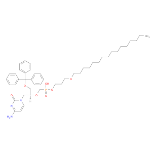 P-[[(1S)-1-[(4-氨基-2-氧代-1(2H)-嘧啶基)甲基]-2-(三苯基甲氧基)乙氧基]甲基]-单[3-(十六烷基氧基))丙基]膦酸酯