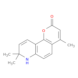 2H-Pyrano[2,3-f]quinolin-2-one, 7,8-dihydro-4,8,8-trimethyl-