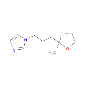 1H-Imidazole, 1-[3-(2-methyl-1,3-dioxolan-2-yl)propyl]-