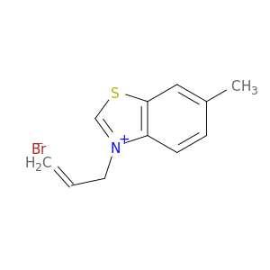 Benzothiazolium, 6-methyl-3-(2-propenyl)-, bromide