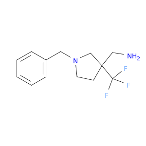 [1-benzyl-3-(trifluoromethyl)pyrrolidin-3-yl]methanamine