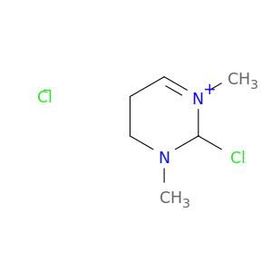Pyrimidinium, 2-chloro-2,3,4,5-tetrahydro-1,3-dimethyl-, chloride