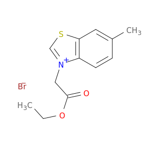 Benzothiazolium, 3-(2-ethoxy-2-oxoethyl)-6-methyl-, bromide