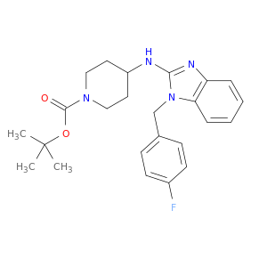 1-Piperidinecarboxylicacid, 4-[[1-[(4-fluorophenyl)methyl]-1H-benzimidazol-2-yl]amino]-,1,1-dimethylethyl ester
