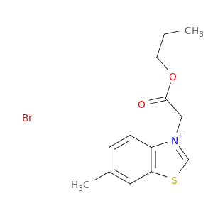 Benzothiazolium, 6-methyl-3-(2-oxo-2-propoxyethyl)-, bromide