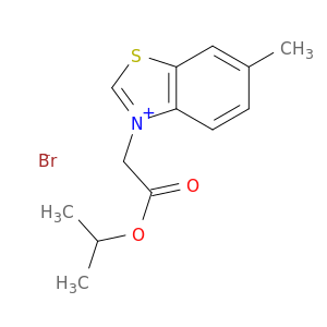 Benzothiazolium, 6-methyl-3-[2-(1-methylethoxy)-2-oxoethyl]-, bromide