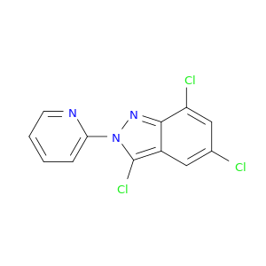 2H-Indazole, 3,5,7-trichloro-2-(2-pyridinyl)-