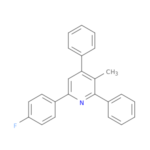 Pyridine, 6-(4-fluorophenyl)-3-methyl-2,4-diphenyl-