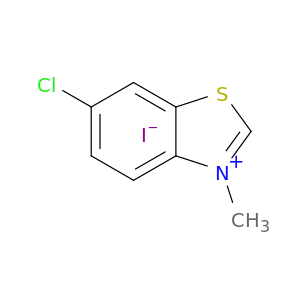 Benzothiazolium, 6-chloro-3-methyl-, iodide
