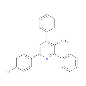 Pyridine, 6-(4-chlorophenyl)-3-methyl-2,4-diphenyl-