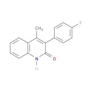 2(1H)-Quinolinone, 3-(4-fluorophenyl)-4-methyl-