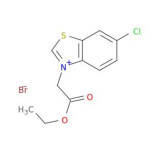Benzothiazolium, 6-chloro-3-(2-ethoxy-2-oxoethyl)-, bromide